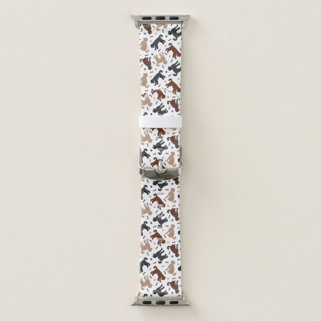 Labradoodle Bones and Paws Apple Watch Band (Band)