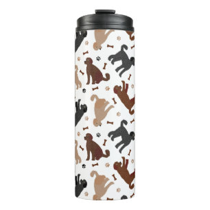 Labradoodle Bones and Paws Thermal Tumbler