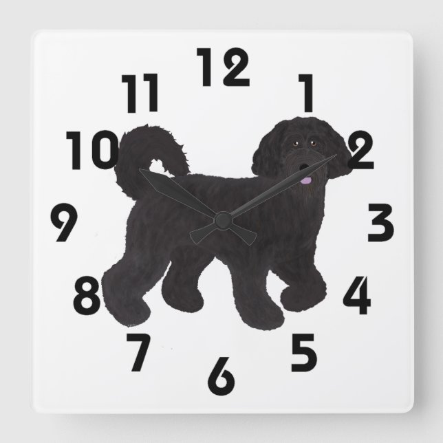 Labradoodle Clock (Front)