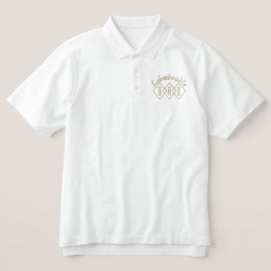 Labradoodle Dad Gifts Embroidered Polo Shirt