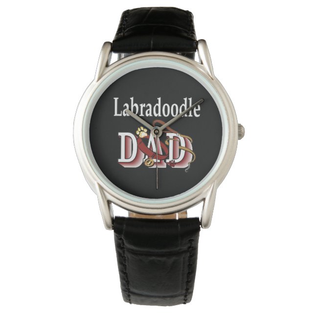 Labradoodle Dad Gifts Watch (Front)