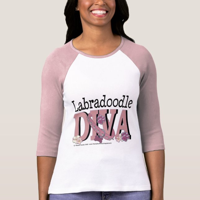 LabraDoodle DIVA T-Shirt (Front)