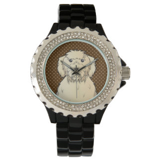 Labradoodle Dog Cartoon Paws Watch