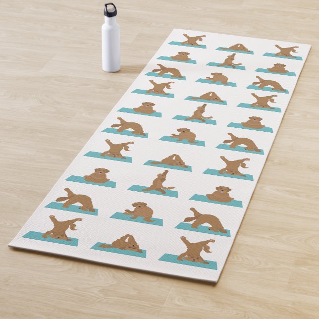Labradoodle dog mix Yoga Mat (In Situ)