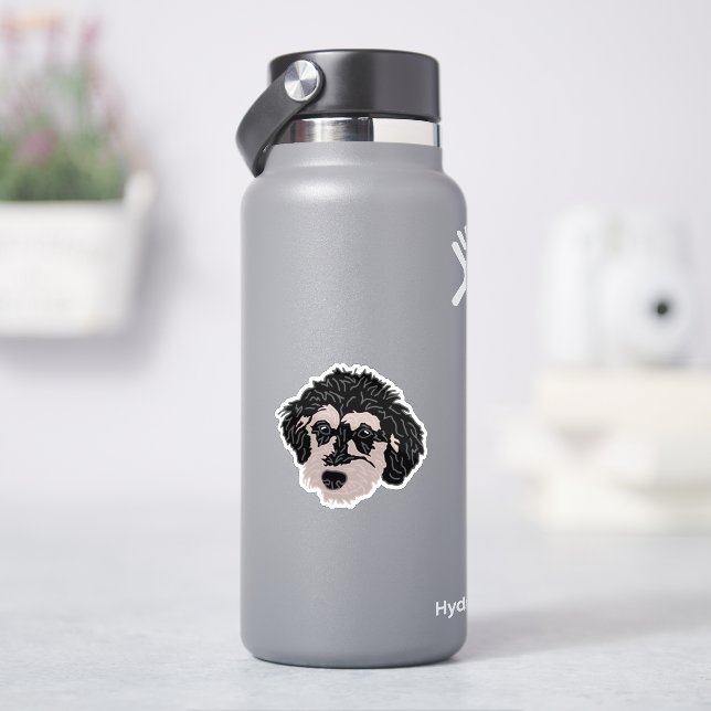 Labradoodle Dog Mom Mug Sticker (HydroFlask)