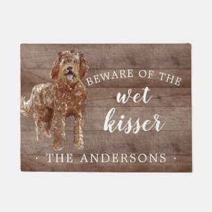 Labradoodle Dog Personalized Door Mat