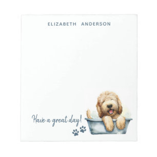 Labradoodle Dog Personalized Notepad