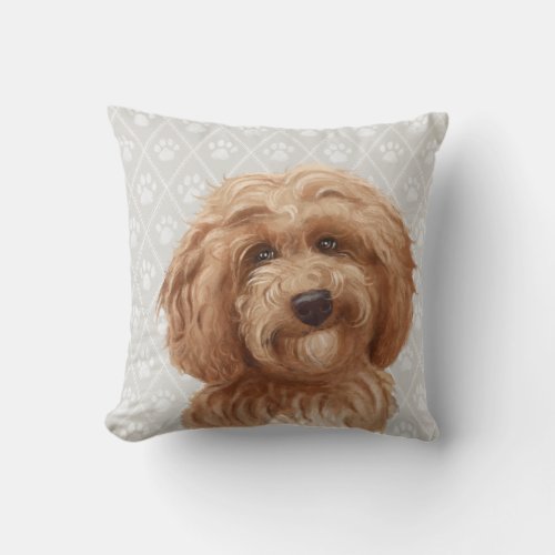 Labradoodle Dog Pillow  Labradoodle Love