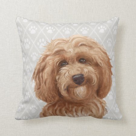 Labradoodle Dog Pillow / Labradoodle Love