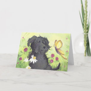 Labradoodle Doodle Dog / Birthday Card