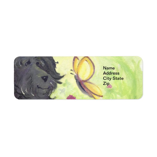 Labradoodle Doodle Dog / Return Address Label (Front)