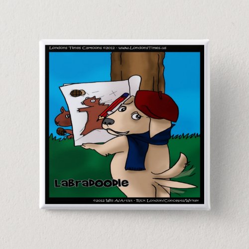 Labradoodle Funny Gifts Tees Mugs Cards Etc Pinback Button
