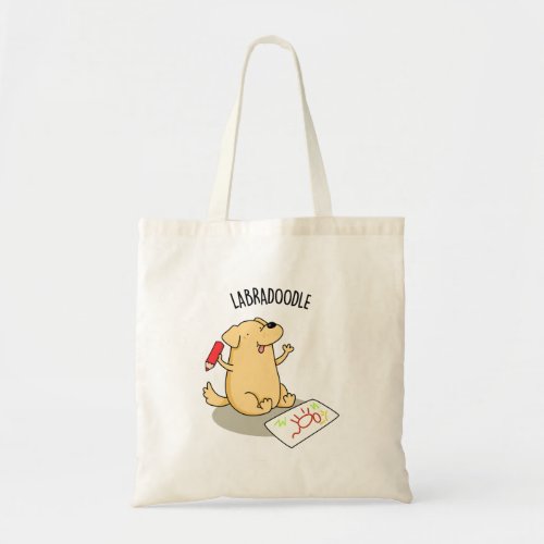 Labradoodle Funny Labrador Dog Pun  Tote Bag