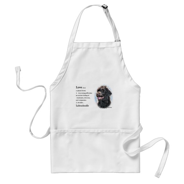 Labradoodle Gifts Adult Apron (Front)