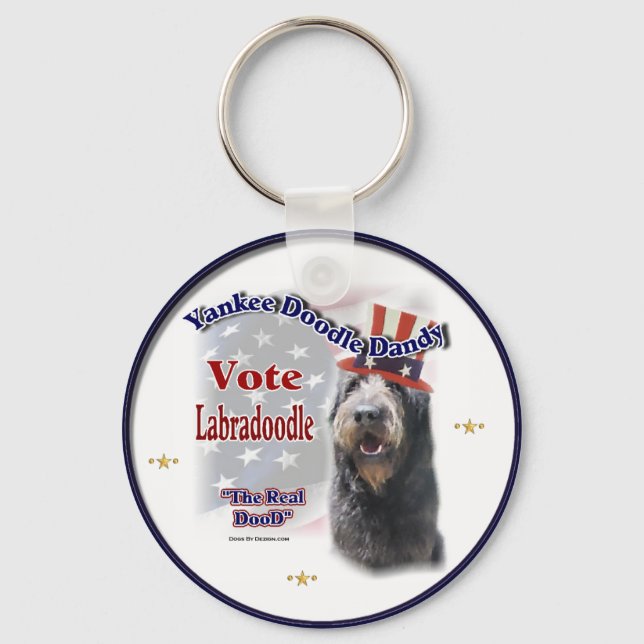 Labradoodle Gifts Keychain (Front)