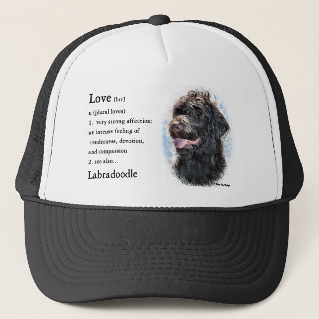 Labradoodle Gifts Trucker Hat (Front)