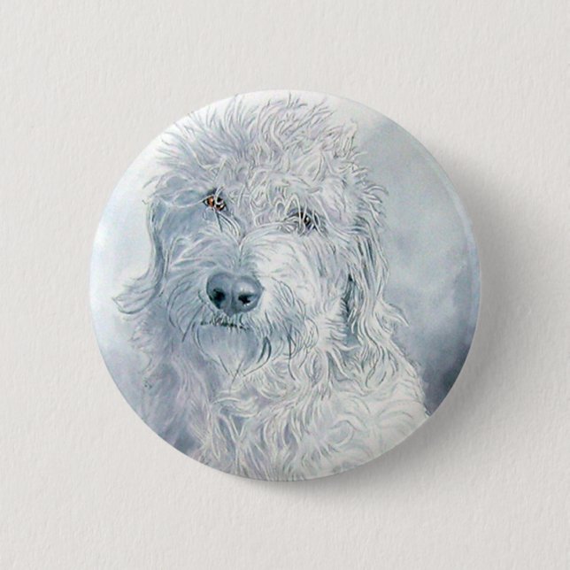 Labradoodle Ginger Button (Front)