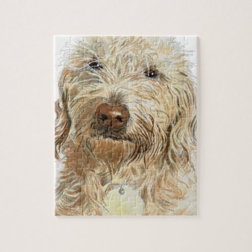 Labradoodle Ginger Jigsaw Puzzle