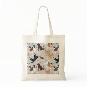 Labradoodle / Goldendoodle Bones and Paws Tote Bag