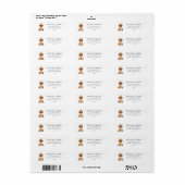 Labradoodle Goldendoodle Dog Address Label (Full Sheet)