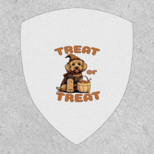 Labradoodle Halloween Dog Costume �Treat or Treat� Patch