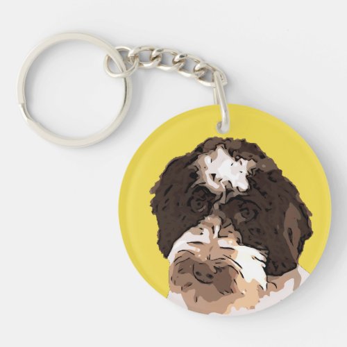 LABRADOODLE KEYCHAIN