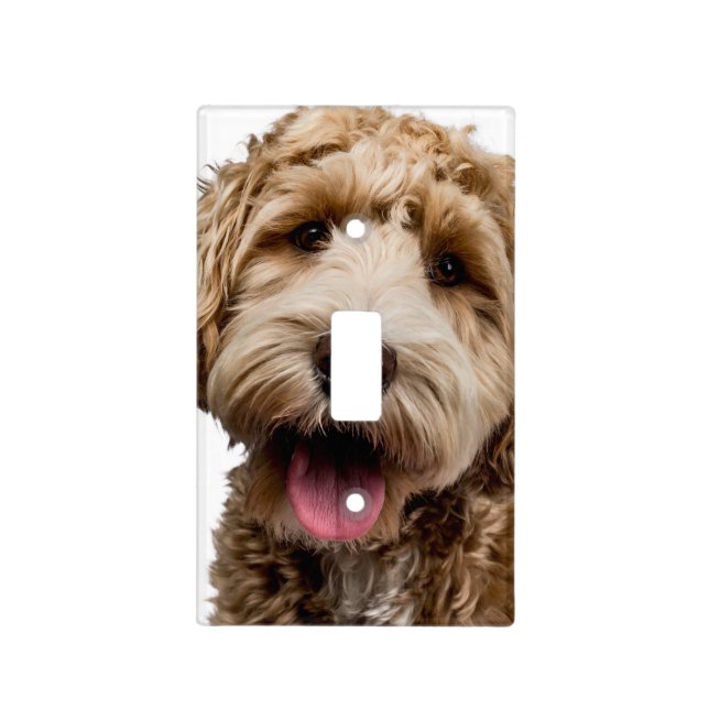 Labradoodle Light Switch Cover (Front)