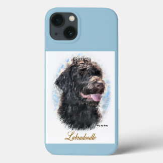 Labradoodle Lovers Art Gifts iPhone 13 Case