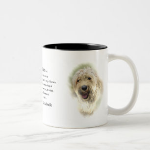 Labradoodle Lovers Gifts Two-Tone Coffee Mug