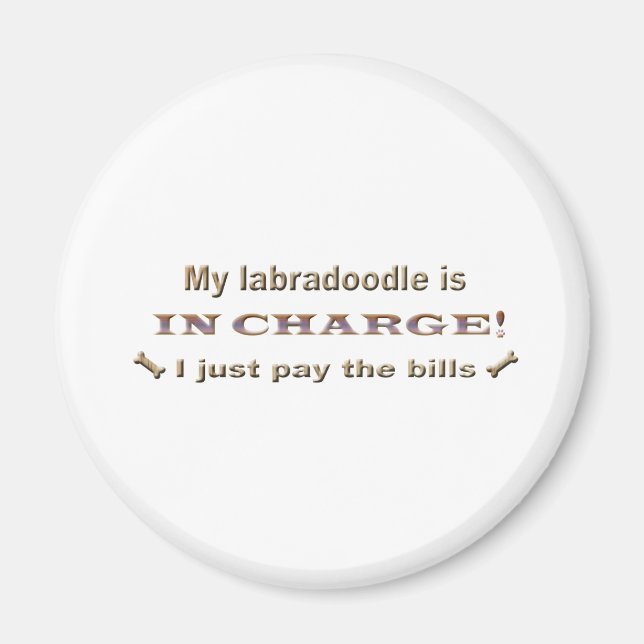 labradoodle magnet (Front)