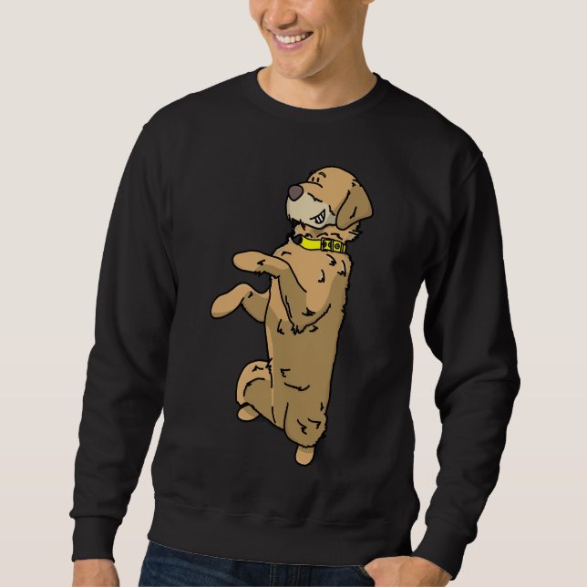 Labradoodle Makes Males Sweatshirt (Front)