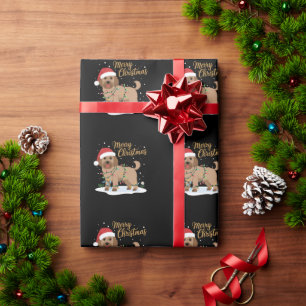 Labradoodle Merry Christmas Funny Xmas Dog Lover Wrapping Paper