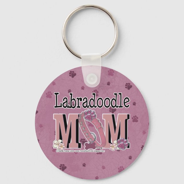 LabraDoodle MOM Keychain (Front)