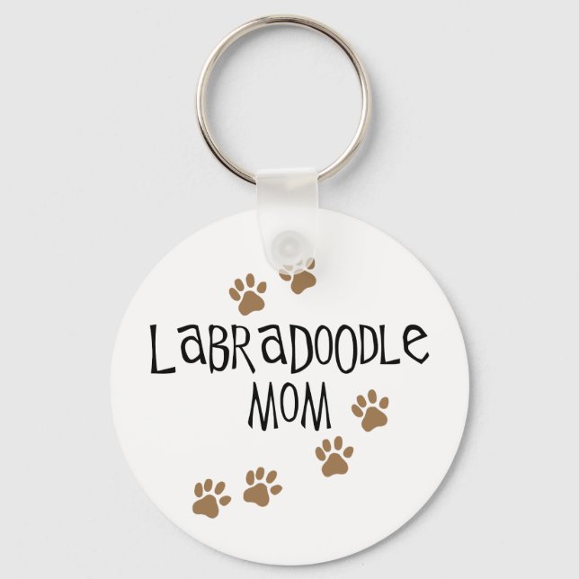 Labradoodle Mom Keychain (Front)