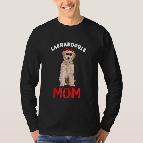 Labradoodle Mom Mama Labradoodle Dog Lover Owner F T_Shirt