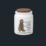 Labradoodle Mom Treat Jar<br><div class="desc">This treat jar is a great gift for any Labradoodle Mom.</div>