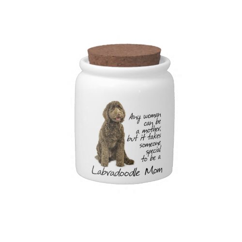 Labradoodle Mom Treat Jar