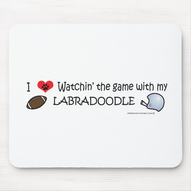 LABRADOODLE MOUSE PAD (Front)