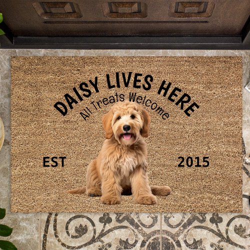 Labradoodle Personalized Dog Lover Doormat
