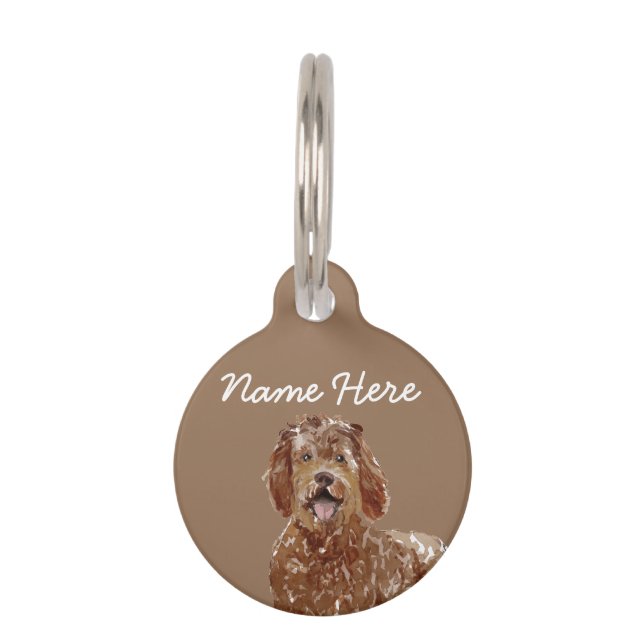 Labradoodle Pet ID Tag (Front)