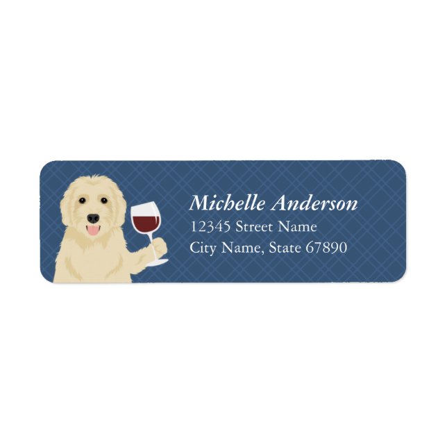 Labradoodle Return Address Labels (Front)