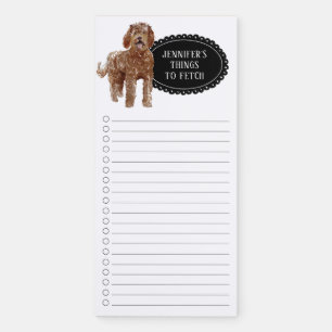 Labradoodle Shopping List Magnetic Notepad