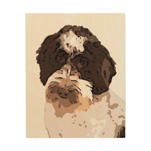 LABRADOODLE WOOD WALL ART