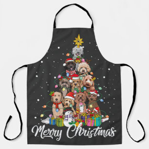 Labradoodles Christmas Tree Labradoodles Dog Lover Apron
