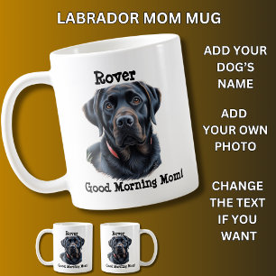 Labrador,  Add Dog's Name, Change Photo Coffee Mug