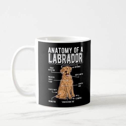 Labrador Anatomy Funny Dog Coffee Mug