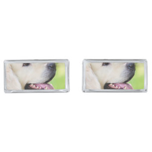 Labrador And Butterfly Throw Pillow Cufflinks