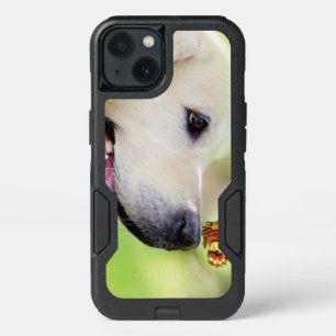 Labrador And Butterfly Throw Pillow iPhone 13 Case