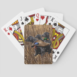 Labrador and Duck Hunting Playing Cards