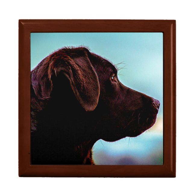 Labrador at Dusk Keepsake Box (Front)